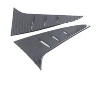 For Toyota For Sienna 4th 2021-2025 Car Styling Carbon Chrome Rear Window Spoiler Side Wing Triangle Cover Trim Molding Garnish(Carbon Fiber Color)