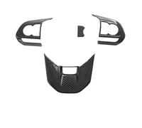 For Toyota For VELOZ 2022-2024 ABS Carbon Fiber Interior Car Center Console Gear Shift Panel Water Cup Cover Trim Interior Decoration(Steering wheel cover)