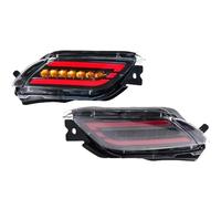 For Toyota For Vios 2008 2009 2010 2011 2012 2013 LED Rear Bumper Reflector Light Start-up Animation Warning Turn Signal Lamps 12V LED Dynamic Side Indicator