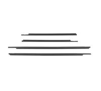 for Toyota for Vios 2008-2013 68160-0d090 68180-0d090 Car Rubber Weatherstrip Black Glass Window Molding Trim Seal Belt Door Weatherstrip Seal