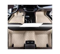 For Toyota For Wish 2010 7 Seats Car Floor Mats Custom Rugs Auto Waterproof Floor Mats Carpets Protect Pads(Beige)