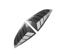For Toyota GR86 2021 2022 2023 2024 2025 Side Spoiler Splitter Triangle Louver Car Rear Windshield Sticker Decoration(Carbon Pattern)