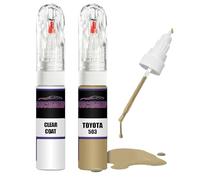 For TOYOTA JUTLAND YELLOW 503 + Clear Coat Touch Up Paint Lacquer Fix Kit