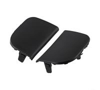 For Toyota Prius 2012-2015 Front Bumper Tow Hook Eye Cap Cover Pair, Black Plastic, Left and Right Replacement Compatible with OEM 5212847907/5212847908/5212847903