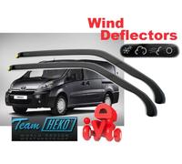 For TOYOTA PROACE 2013 - 2016 Wind deflectors 2.pc HEKO 15149