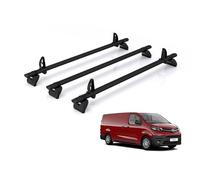 For Toyota Proace 2016+ Roof Rack Rhino Kammbar Black 3 Bars