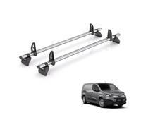 For Toyota Proace City 2020+ Roof Rack Rhino Kammbar Fleet 2 Bars