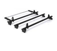 For Toyota Proace Max 2024+ Roof Rack Rhino Kammbar Black 3 Bars + Roller