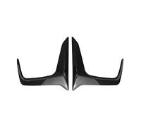 For Toyota RAV4 2019 2020 2021 2022 Car Front Bumper Fog Lamp Frame Splitter Air Intake Vent Lamp Cover Spoiler Eyebrow Bezel JUNOOS(Carbon Fiber Look)