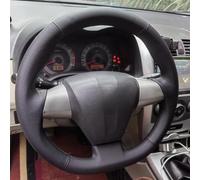 For Toyota RAV4 For Corolla 2011 2012 2013 Custom Microfiber Leather Car Steering Wheel Cover Auto Interior Styling wheel hubs(Titanium)