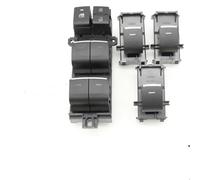 For Toyota RAV4 For Sienna For Camry For Highlander For Yaris Cross LED Backlight Power Window Glass Lifter Control Button Switch YIJIAVSX(1set LHD White)