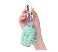 For Toyota RAV4 Prius Camry CorollaC-HR CHR Land Cruiser Prado 2 3 Button TPU Car Key Case Cover Keychain Accessories(Camel)