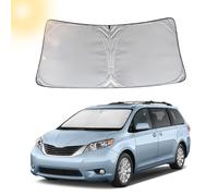 for Toyota Sienna Sun Shade Sunshade Windshield - Front Windshield Shade Custom Fit Sienna 2011-2020 Car Accessories