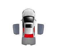 For Toyota VELLfire I 2002-2008,Magnetic Special Curtain Window SunShade Mesh Shade Blind Fully Covered(Rear 3 windows)