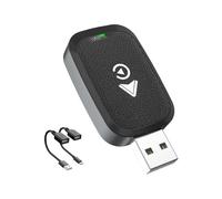 For Toyota Yaris Cross Hybrid 2021-2026, Wireless Carplay Mini Adapter Effortlessly Convert Wired to Wireless CarPlay USB Plug Play Adapter,A/Black