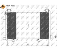 FOR TOYOTA YARIS VERSO / FUN CARGO _P2_ A/C CONDENSERS 35552