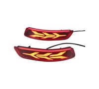 For Toyotaes For Corolla Altis 2014 2015-2017 2018 Car LED Rear Fog Lamp Bumper Light Brake Light Dynamic Turn Signal Reflector(Model A-2 Functions)