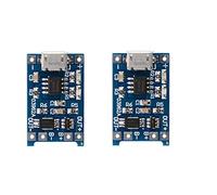 For TP4056 5V 1A Micro USB 18650 Lithium Battery Charging Board Module TP-4056 by HAYATEC (Pack of 2)