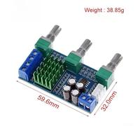 for TPA3116D2 Dual-Channel Digital Audio Board, 80W x 2 Stereo Output with Bass and Treble Adjustment, High-Efficiency Class-D Development Kit for Audio