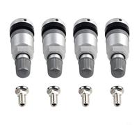 For TPMS Tire Pressure Monitoring Sensor Valve Stem Repair Kit Metal Design for BMW 5 Series Vehicles for Accurate Front Rear Left Right Wheel Pressure Detection