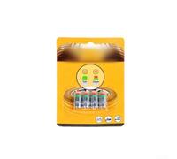 for tpms Valve Stem for Car Tyre Pressure Monitoring System - 4pcs Visual Sensor Stems with Colour Coded Indicator for Safety - Fit SUV Truck Motorcycle - Silver 2.5cm Height(A)