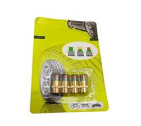 for tpms Valve Stem for Car Tyre Pressure Monitoring System - 4pcs Visual Sensor Stems with Colour Coded Indicator for Safety - Fit SUV Truck Motorcycle - Silver 2.5cm Height(C)