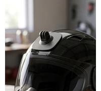 for tpu Helmet Base Mount for Action Camera Curved Flat for(Black)
