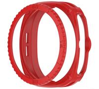 For TPU Hollow Armor Case With Scale Ring For Samsung Watch8 Classic 47mm, Lightweight Protection Against Everyday Damage(Red (defined))