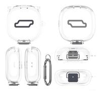 for tpu Protective Case for SHOKZ OpenFit 2+ T921, Shockproof Sweatproof Cover with Switch Guard, Transparent Hard Shell for Wireless Earphones(Transparent)