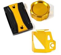 For TRACER 900GT 7/GT 700GT For MT09 For MT07 Front Rear Cylinder Cover Guard Brake Fluid Reservoir Cap PYPFQUMQGR(3pcs-Gold)