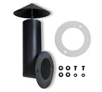 For Traeger Pellet Grill Smoke Stack Accessory with Steel Chimney and Complete Installation Hardware to Improve Airflow and Smoke Flavor for Pellet Smokers and Grills