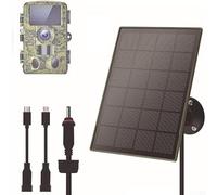 for TRAIL Cameras Solar Panel 6000MAh Rechargeable Solar Panel For Hunting Cameras, 12V/1A 6V/2A, IP66