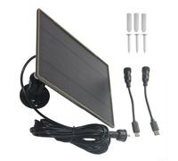 for TRAIL Cameras Solar Panel, IP66 Waterproof Outdoor Solar Powered Charging Panel With 6000MAh Battery And Type-C Port, For Hunting/Bird Feeder Cameras