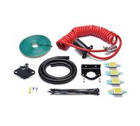 For Trailer 15267 Tractor Towed Vehicle Wiring Kit 6 Wire To 7 Combination Power Cord Cable Ties Connector Kit Trailer Brake Controller Wiring Harness Adapter