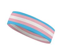 for Transgender Pride Flag LGBT Pride Stripe Golf Sports Sweatbands Headband for Men and Women Cute Headbands Sweat Bands for Running, Cycling, Yoga
