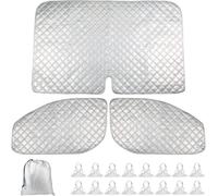 For Transit Custom MK8 2012-2022 Internal Thermal Blinds Window Cover Blind Set Durable For Rvs Interior Sunshade Windshield Sunshade