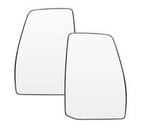 For Transit For Custom 2012-2021 2020 2019 2018 Car Left Right Side Door Wing Mirror Glass Heated Convex Rear View Upper Wing Mirror Glass(Left and Right)