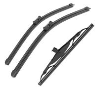 For Trax 2014 2015 2016 2017 2018 2019 26"+14"+10" Front Rear Wiper Blades Windshield Windscreen Window Car Wiper Blade