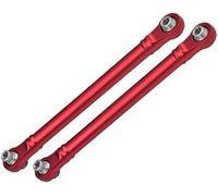 for Traxxas 1/8 MAXX Slash 1/10 Maxx Alloy Aluminium Steering Toe Links Replace 8948 - Red
