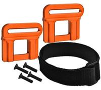 for Traxxas 1/8 MAXX Slash Sledge Alloy Aluminium Tall Battery Holder Mount Hold Down - Orange