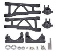For Traxxas For Bl-2S For Slash 4X4 4Wd 1/10 Rc Car Cnc Aluminum Full Front Rear Axle Kit Motor Pieces Upgrade Repair Modify Parts RC Replacements Spare
