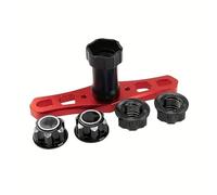 For Traxxas For E X-Maxx For E-Revo For Summit 1/8 Scale Monster RC Car Wheels 1Pc Aluminum 17Mm Hex Wheel Nuts Adapter Kit Upgrade Parts Rc Upgrade Model