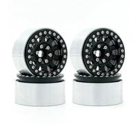 For Traxxas For Hsp For Redcat For WRAITH For Tamiya For Axial For SCX10 D90 For HPI 1/10 RC Car Metal 4PCS 1.9 Beadlock Wheel Rim Hub Parts RC Replacements Spare