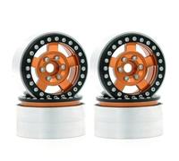 For Traxxas For Hsp For Redcat For WRAITH For Tamiya For Axial For SCX10 D90 For HPI 1/10 RC Car Metal 4PCS 1.9 Beadlock Wheel Rim Hub Parts Component