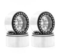 For Traxxas For Hsp For Redcat For WRAITH For Tamiya For Axial For SCX10 D90 For HPI 1/10 RC Car Metal 4PCS 1.9 Beadlock Wheel Rim Hub Parts Component