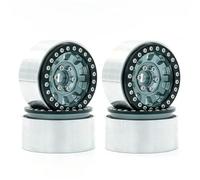 For Traxxas For Hsp For Redcat For WRAITH For Tamiya For Axial For SCX10 D90 For HPI 1/10 RC Car Metal 4PCS 1.9 Beadlock Wheel Rim Hub Parts RC Replacements Spare