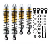 For Traxxas For Slash 4x4 For Vxl 2wd For Rustler For Hoss For Stampede 1/10 4 Pcs Metal Front Rear Shock Absorbers Rc Car Parts RC Shock Damper
