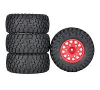 For Traxxas For Slash For Arrma For Senton For HSP 1/8 1/10 Heavy Duty Short Course Tires Set Of 4 Multi-Hex Wheels Compatible RC RC Repairs Models Spare