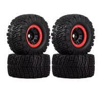 For Traxxas For Sledge For SUMMIT For E-Revo For Arrma For Mojave For Kraton For HPI For Savage 1/7 1/8 1/10 RC Car 4Pcs 166Mm Wheel 17MM Hex RC Tire Set