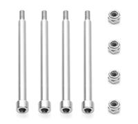 For Traxxas For X-Maxx 1/5 Rc Car 4Pcs Steel 4X56Mm Threaded Hinge Pins A-Arm M3 Nut Accessories Upgrade Parts 70510 Rc Drift Cars Parts
